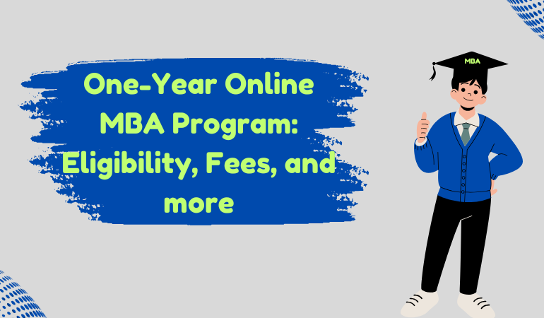 One-Year Online MBA Program